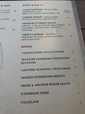 Menu photo 2 Hook & Anchor Costa Mesa, CA