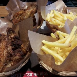 Chickeria - I should try it before I make a comment. The chicken wings were juicy and the French fries are crispy.