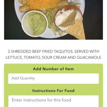 Durango Taco Shop - The description on the menu - Tacos Near Me - Las Vegas, Nevada