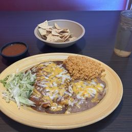 Cheese Enchiladas Combo