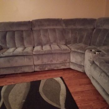 Nick's Furniture - This is the work of Freddie and Daniel , my sectional looks brand new - Furniture Stores Near Me - Sugar Grove, Illinois