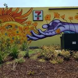 7-Eleven - Mural detail, north wall.