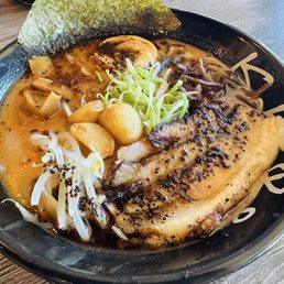 Black Garlic Pork Ramen