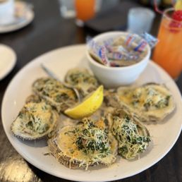 Oysters Rockefeller