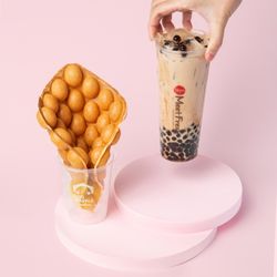 Meet Fresh - Pair your Milk Teas with an order of an Egg Waffle
