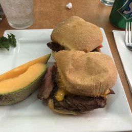 Each piece of beef was cooked well on one end, medium in the middle and raw on the other end. But was told "that's the way we do it."