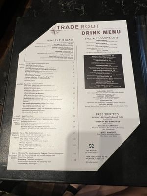 Menu photo 1 Trade Root Atlanta, GA