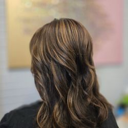 Bouture Hair Studio - Hair color and highlights. Nice caramel