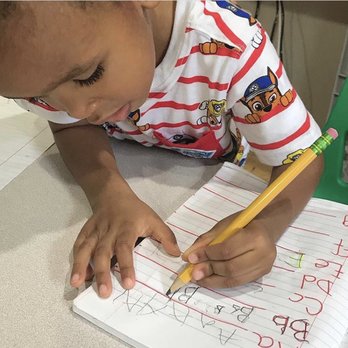 Kats Little Angels Daycare - Noah's writing his letters - Child Care & Day Care Near Me - Valley Stream, New York Kats Little Angels Daycare - Noah's writing his letters - Child Care & Day Care Near Me - Valley Stream, New York