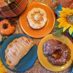 The Baker’s Tale - The apple hand pie from Mad Batters, and the apple fritter and pumpkin cheesecake from Baker's Tale