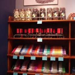 Montezuma's Chocolates - Wall of Chocolate Bars