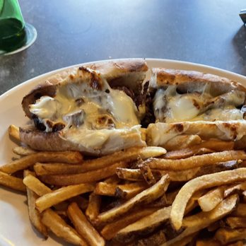 Paddy Kellys - Steak Tip sub with cheese, fabulous to the last bite - Sports Bars Near Me - Peabody, Massachusetts
