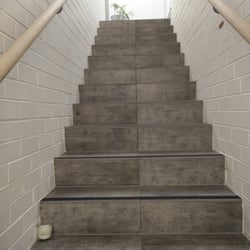 Elevation Floatation and Yoga - Up the stairs to the yoga eoom