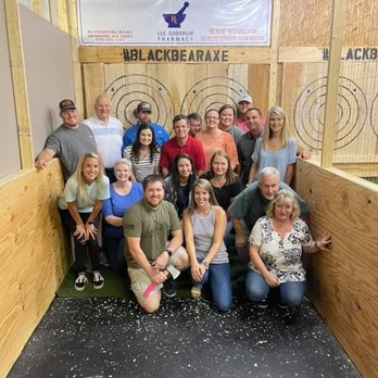 Black Bear Axe Throwing - Large private room fits up to 24 people! - Axe Throwing Near Me - Newnan, Georgia Black Bear Axe Throwing - Large private room fits up to 24 people! - Axe Throwing Near Me - Newnan, Georgia