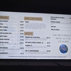 Mr. E's Sports Bar & Grill - Menu 1