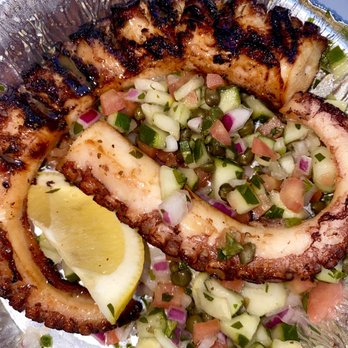 Samos Greek Island Grill - Grilled octopus - Greek Near Me - Baltimore, Maryland Samos Greek Island Grill - Grilled octopus - Greek Near Me - Baltimore, Maryland