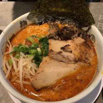 Menya Muso - Hybrid ramen with an extra piece of chashu - Ramen Near Me - Seattle, Washington