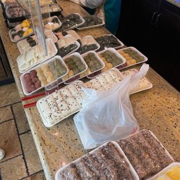 a variety of desserts a variety of desserts