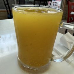 Los Reyes Del Sabor - Quinoa with pineapple apple and cinnamon drink.