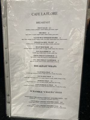 Menu photo 5 Cafe La Flore Irving San Francisco, CA Menu photo 5 Cafe La Flore Irving San Francisco, CA