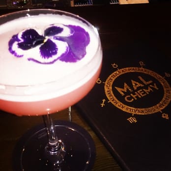 Belles in the Basement at Malmaison - Clover club cocktail - Local Flavor Near Me - Glasgow, GLG