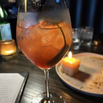 The Saint - The Saint Spritz - delicious and refreshing on a hot evening - Steakhouses Near Me - Dallas, Texas The Saint - The Saint Spritz - delicious and refreshing on a hot evening - Steakhouses Near Me - Dallas, Texas