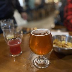 Fieldwork Brewing Co. - Beers and Chex mix