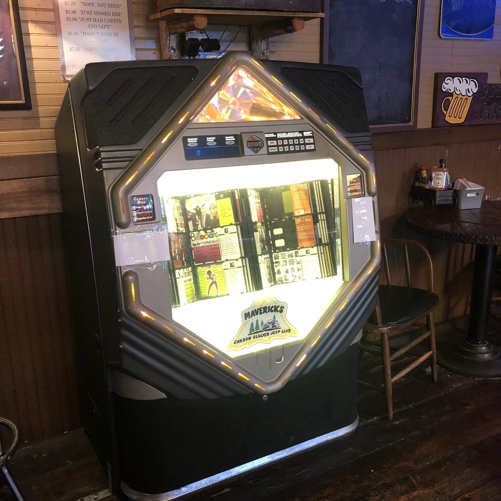 Carbonado Saloon - a juke box in a restaurant - Bars Near Me - Carbonado, Washington