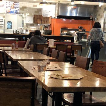 Blaze Pizza - Dirty tables no one bothers to clean - Salad Near Me - Ontario, California Blaze Pizza - Dirty tables no one bothers to clean - Salad Near Me - Ontario, California