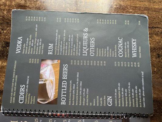 Menu photo 5 Castle Arms Edinburgh, EDH