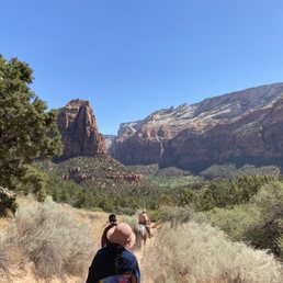 Back down the valley away from crowds Back down the valley away from crowds