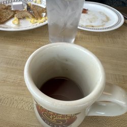 Waffle House - I had to wipe dirt off my coffee cup
