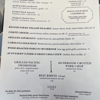 Dunsmoor - menu - American Near Me - Los Angeles, California Dunsmoor - menu - American Near Me - Los Angeles, California