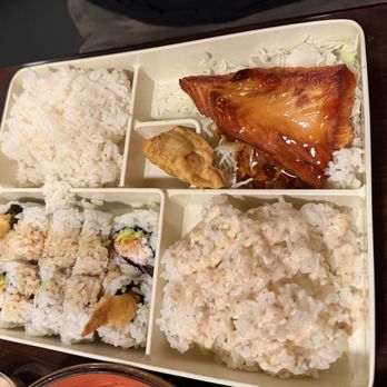 The Frying Pan - Bento Box with SOOOOOO much rice. - Sushi Bars Near Me - Dixon, California The Frying Pan - Bento Box with SOOOOOO much rice. - Sushi Bars Near Me - Dixon, California