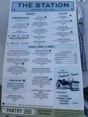 Menu photo 1 The Station Fenwick Island, DE Menu photo 1 The Station Fenwick Island, DE