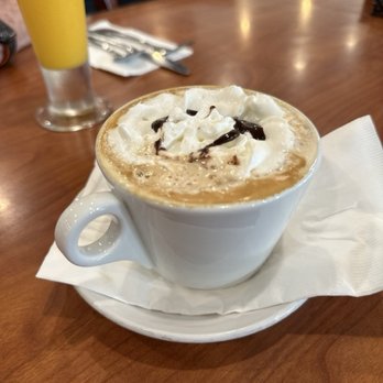 Broken Yolk Cafe - Mocha Latte - Breakfast & Brunch Near Me - La Quinta, California