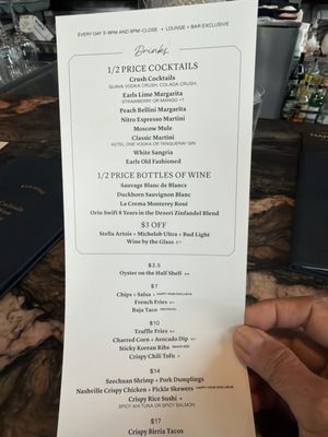 Menu photo 1 Earls Kitchen + Bar Bellevue, WA