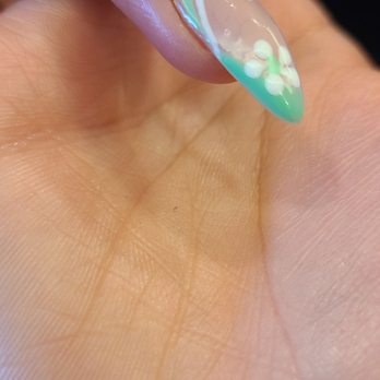 H & D Nail Spa Salon - Flower messed up and fuzzy - Nail Salons Near Me - Chicago, Illinois