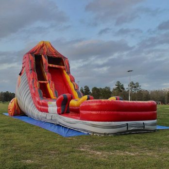 Hangloose Waterslides - Active volcano 20ft single lane - Bounce House Rentals Near Me - Conroe, Texas Hangloose Waterslides - Active volcano 20ft single lane - Bounce House Rentals Near Me - Conroe, Texas