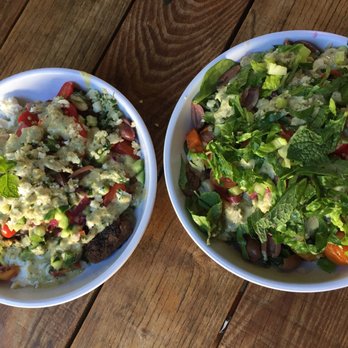 CAVA - One is a Grain Bowl the other is a half salad half Grain Bowl. - Mediterranean Near Me - Los Angeles, California