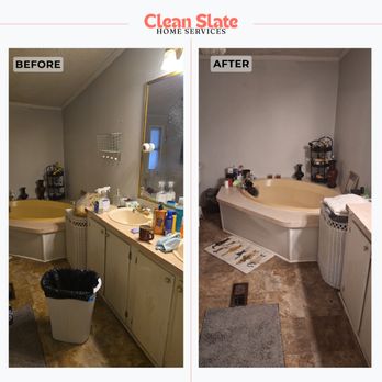 JD Clean Slate - Master Bathroom clean - before and after photos. - Home Cleaning Near Me JD Clean Slate - Master Bathroom clean - before and after photos. - Home Cleaning Near Me