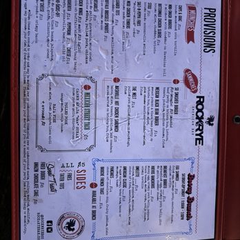 Rock&Rye - Menu! - Lounges Near Me - Boston, Massachusetts Rock&Rye - Menu! - Lounges Near Me - Boston, Massachusetts