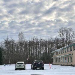 Blaine-Birch Bay Park And Recreation District - Look at the icicles on the building across the street