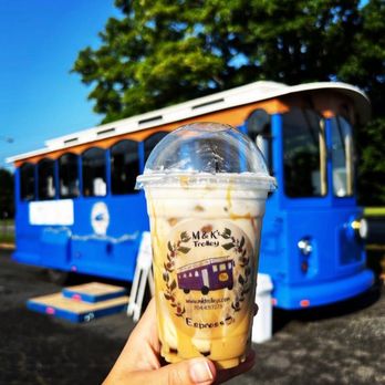 M&K Trolley Espresso - Spanish latte - Coffee & Tea Near Me - Faith, North Carolina M&K Trolley Espresso - Spanish latte - Coffee & Tea Near Me - Faith, North Carolina