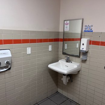 Dunkin' - Restroom (no paper towel dispenser) - Donuts Near Me - Janesville, Wisconsin