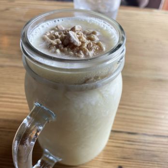 Blueprint Cafe Lounge - Ginger explosion . Coconut water , Pineapple and Ginger - Cafes Near Me - Newark, New Jersey