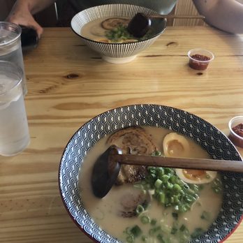 3 Little Pigs Ramen - tonkotsu ramen + pork belly + green onions + egg + chili paste - Ramen Near Me - Katy, Texas