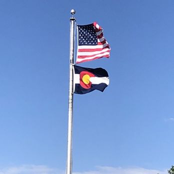Colorado Welcome Center - Colorado and US flags - Tours Near Me - Burlington, Colorado Colorado Welcome Center - Colorado and US flags - Tours Near Me - Burlington, Colorado