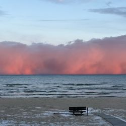 Country Cone & Fudge Shoppe - Fire on the horizon- Lake Huron