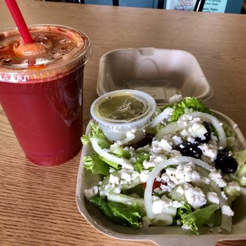 Picasso Naturals - Body Cleanser (carrots, cucumber, beets) and a half Greek salad. - Health Markets Near Me - San Diego, California